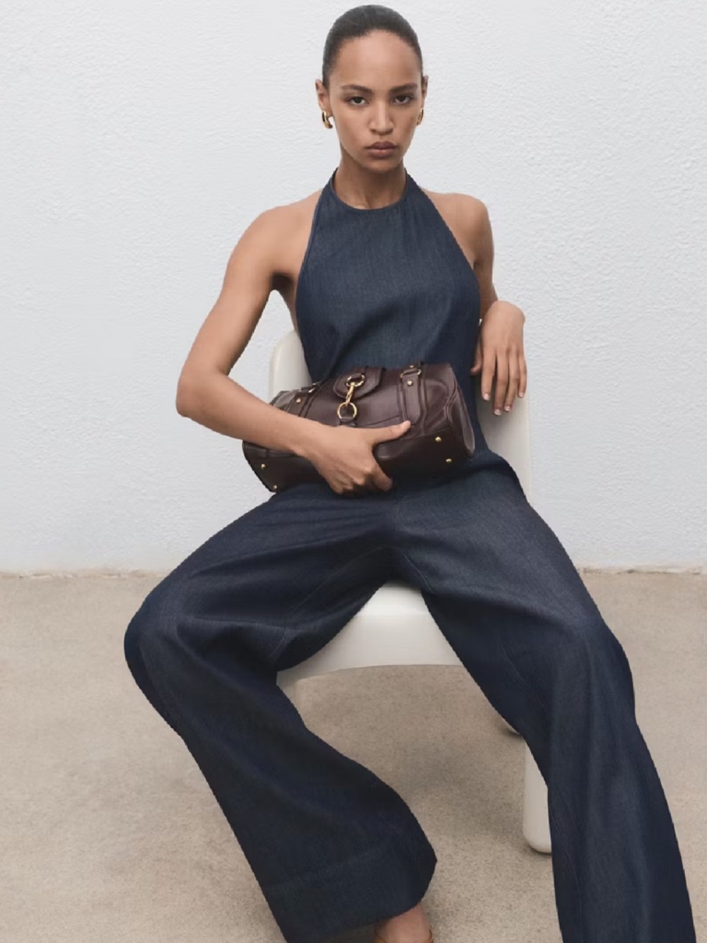 Lyocell Denim Jumpsuit